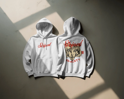 Striped Majesty Baskılı Hoodie