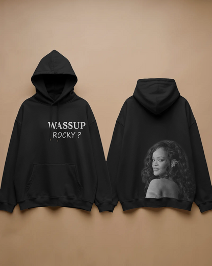 Wassup Rocky? Baskılı Hoodie