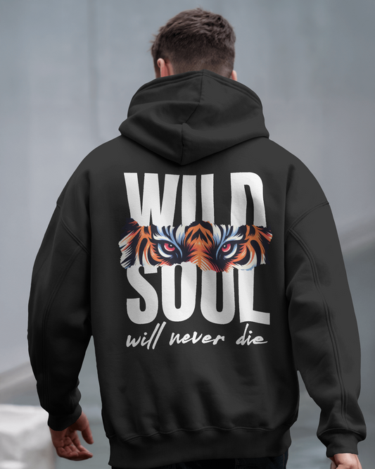 Wild Soul Baskılı  Hoodie