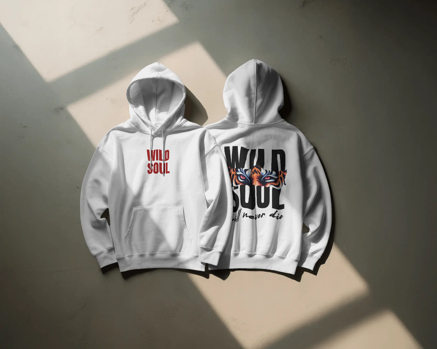 Wild Soul Baskılı  Hoodie