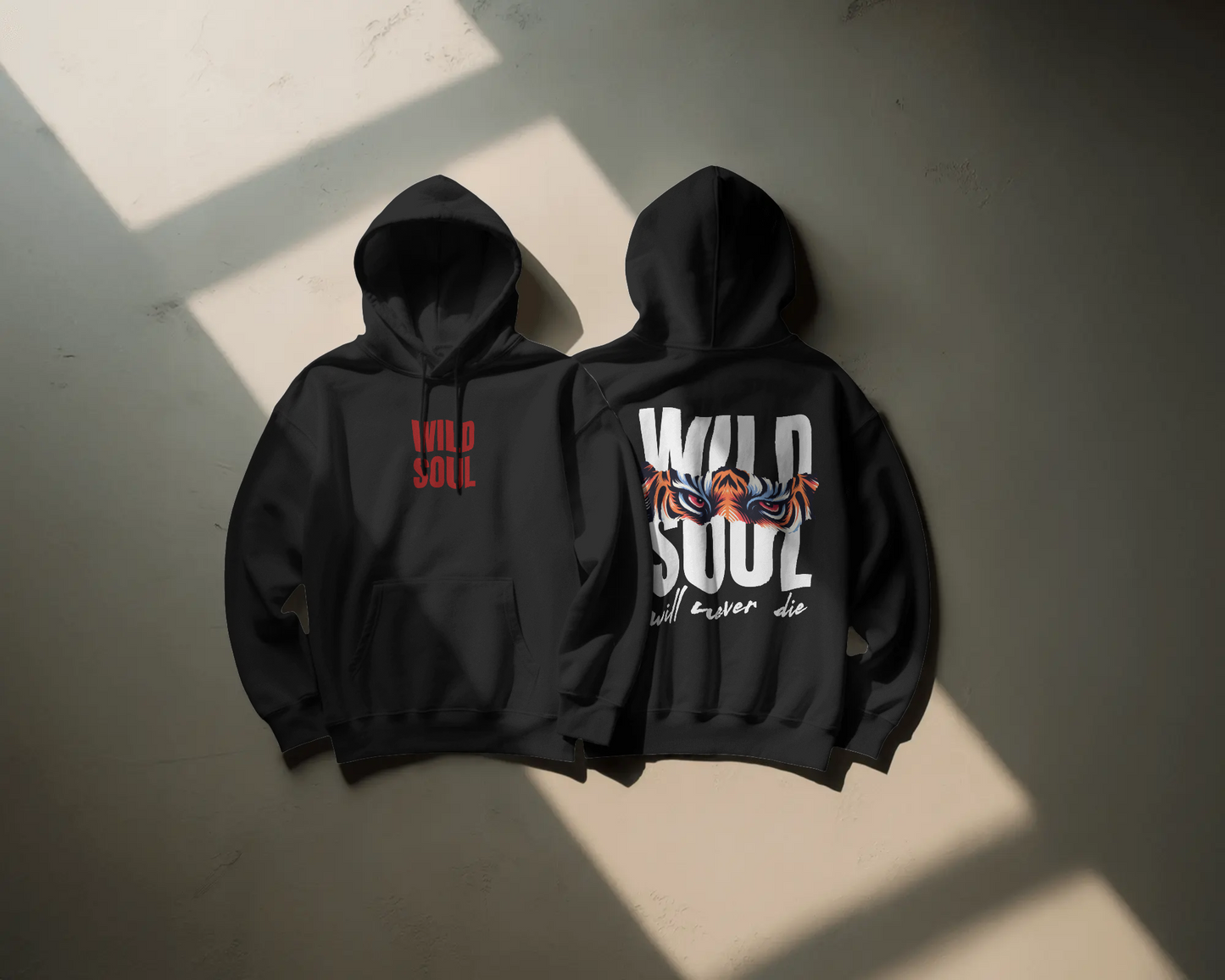 Wild Soul Baskılı  Hoodie