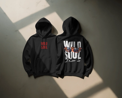 Wild Soul Baskılı  Hoodie